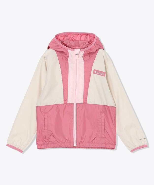 Columbia Columbia/ キッズアイテム/ バックボウルIIフーデッドウィンドブレーカー /コロンビア Dark Stone Rosette Satin Pink
