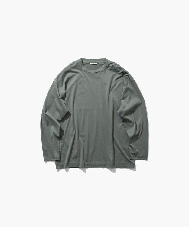 ATON SUVIN60/2 | オーバーサイズ L/S Tシャツ - UNISEX KHAKI