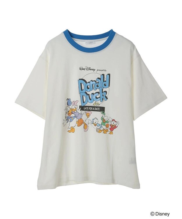 Green Parks ドナルドダック９０ｔｈ／アソートリンガー半袖ＴＥＥ Off White