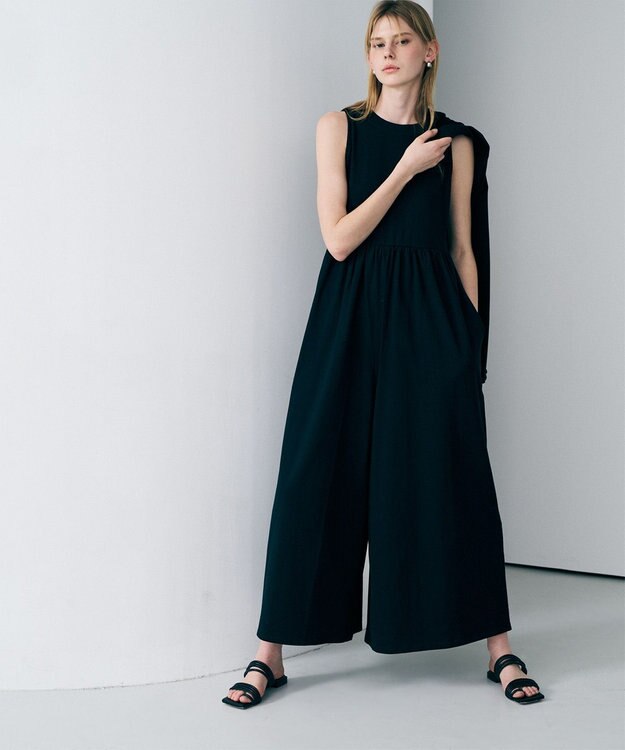 uncrave プレーンジャージー オールインワン ブラック