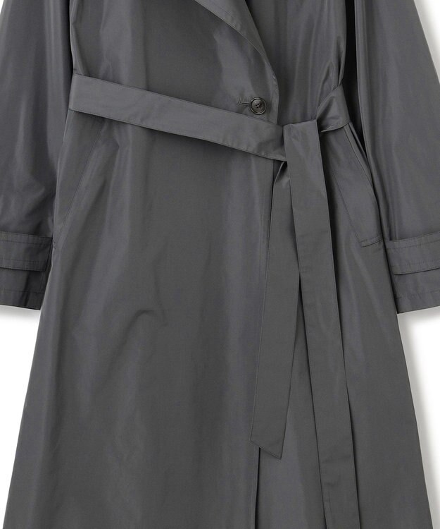 23区 【VERY3月号掲載/撥水加工/洗える】LIMONTA ハイカウントメモリータフタ コート グレー系