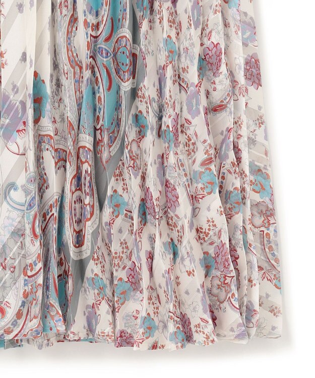 J.PRESS YORK STREET 【WOMEN】プリーツスカート ホワイト系5