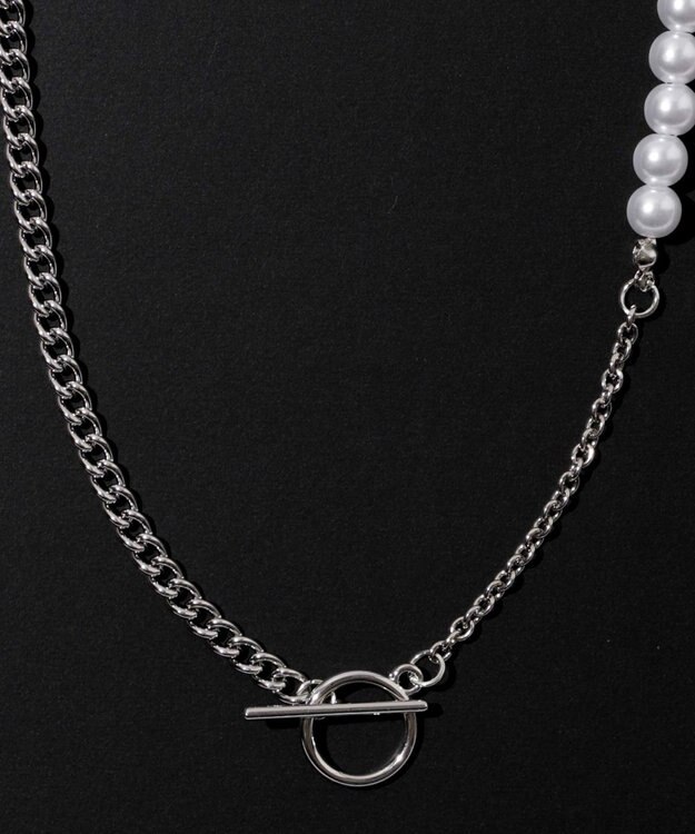 WEGO Mパールミックスチェーンネックレス 柄1