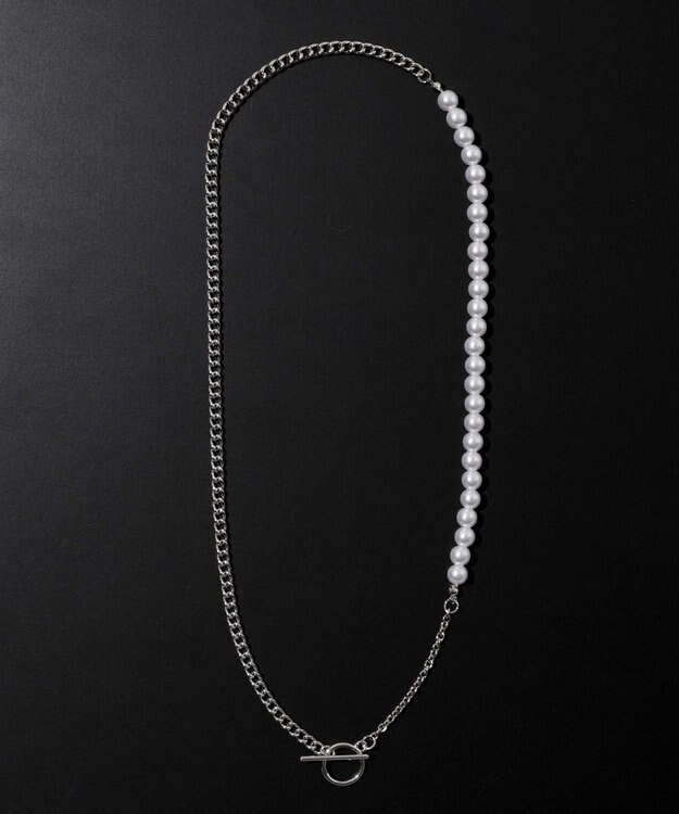 WEGO Mパールミックスチェーンネックレス 柄1