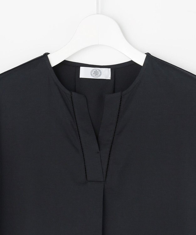 J.PRESS LADIES プレーティングジャージー チュニック丈 カットソー ダークネイビー系