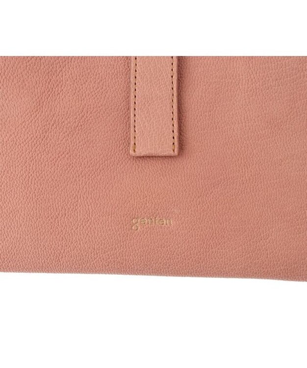 genten フレスコ 薄束入れ財布 ピーチベージュ