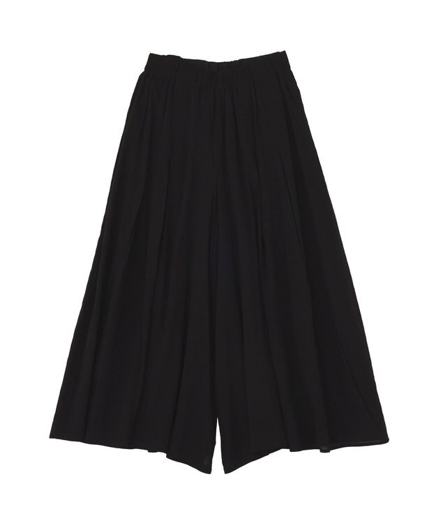 YECCA VECCA ドライタッチシアーキュロットパンツ Black