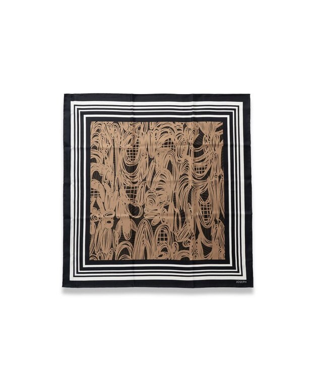 JOSEPH シルクスカーフ BRIAR Powder/Cocoa