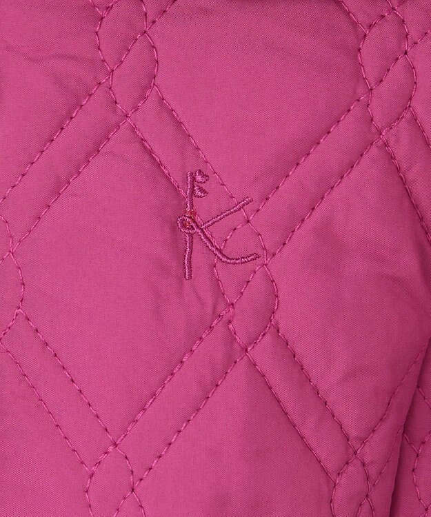 組曲 KIDS 【90-100㎝】中綿キルト コート ラズベリー系