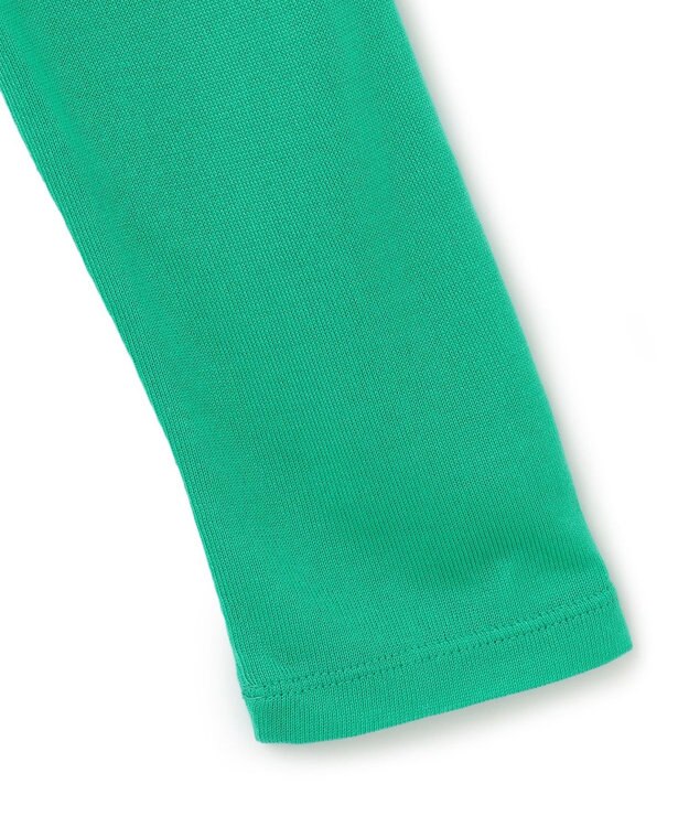 ICB L 【接触冷感・洗える】PINION ショートカーディガン コバルトグリーン系