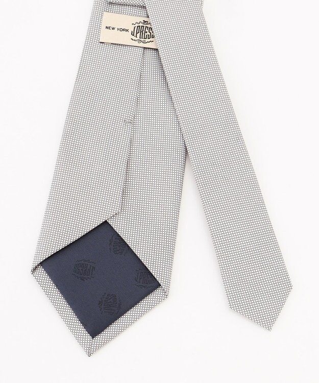 J.PRESS MEN 【FOMARL COLLECTION】マイクロチェック フォーマルネクタイ アイボリー系