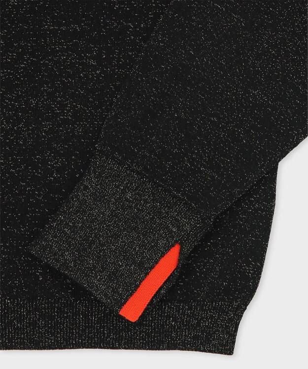 Paul Smith ソフト クロップド ラメ ニット ブラック