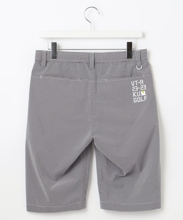 23区GOLF WEB限定【MEN】ギンガムチェック ショートパンツ ブラック系3