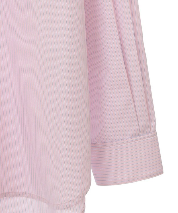 AMERICAN HOLIC イージーケアブロードシャツ Stripe Pink