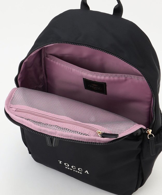 TOCCA 【WEB＆一部店舗限定】【A4サイズ対応・環境に優しい素材】COLLINA BACKPACK 13ポケット バックパック ブラック系
