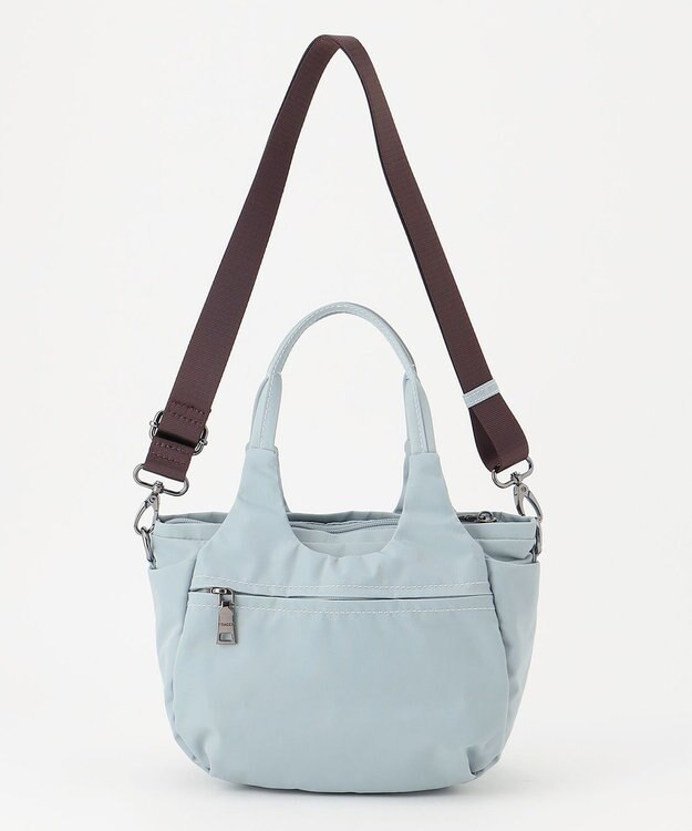 Y'SACCS 【Y’SACCS vous et】ラウンド2WAYミニトート ライトブルー