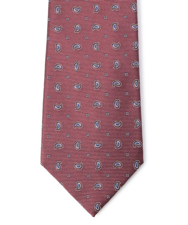 J.PRESS MEN 【VINTAGE JACQUARD COLLECTION】ペイズリー柄 ネクタイ ワイン系7
