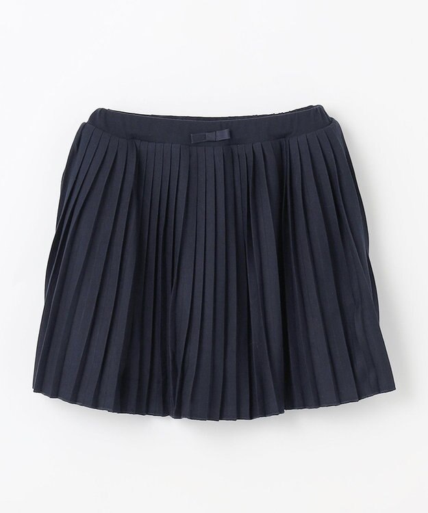 組曲 KIDS 【インパンツ付き】【110-140㎝】ＴＣ天竺プリーツ スカッツ ネイビー系