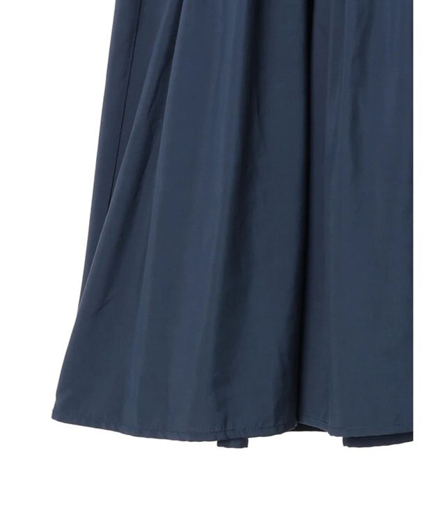 Green Parks armonia. ティアード配色パイピングワンピース Navy