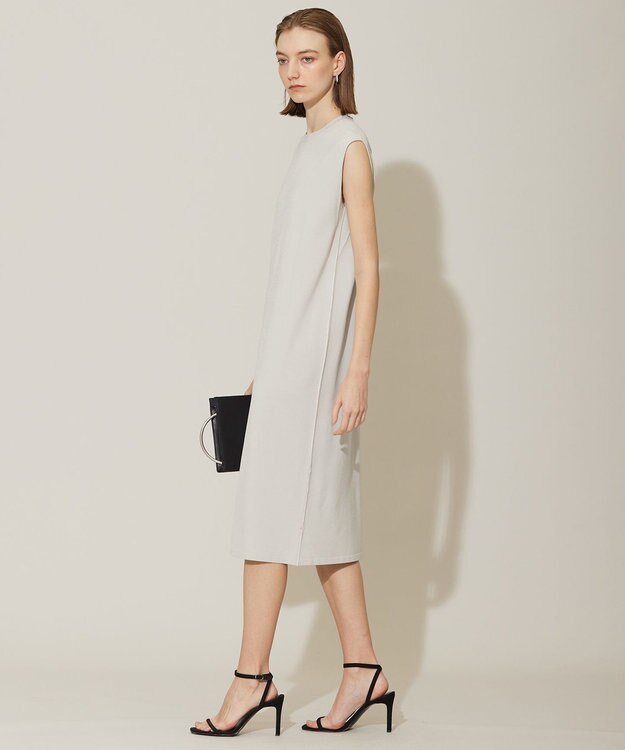 ICB L 【WEB限定カラーあり・接触冷感・UVケア・洗える】 シンセティックハイゲージ ワンピース トープ系