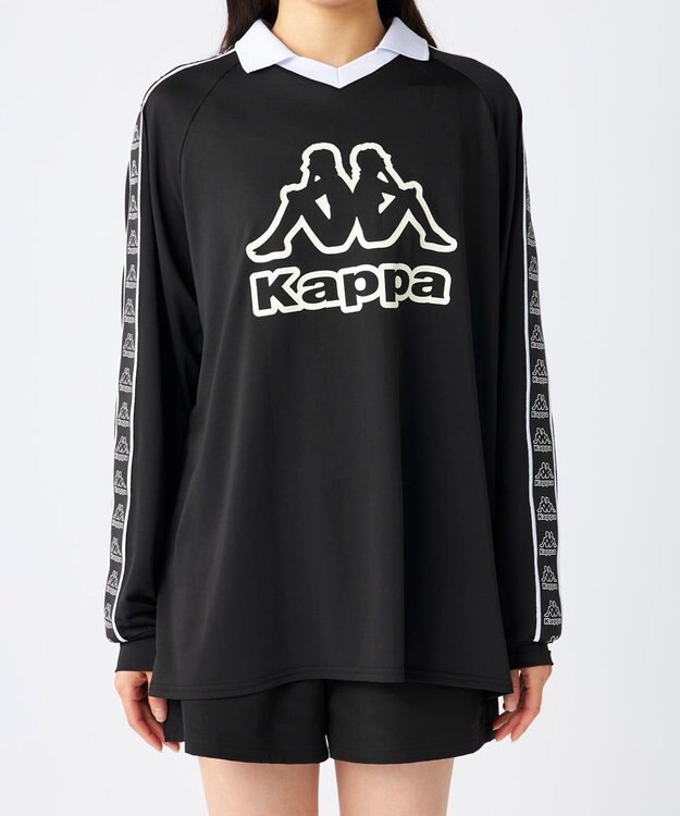 OP／FILA 【Kappa】ラッシュゲームシャツ・ボードショーツ付き　4点セット水着 ブラック