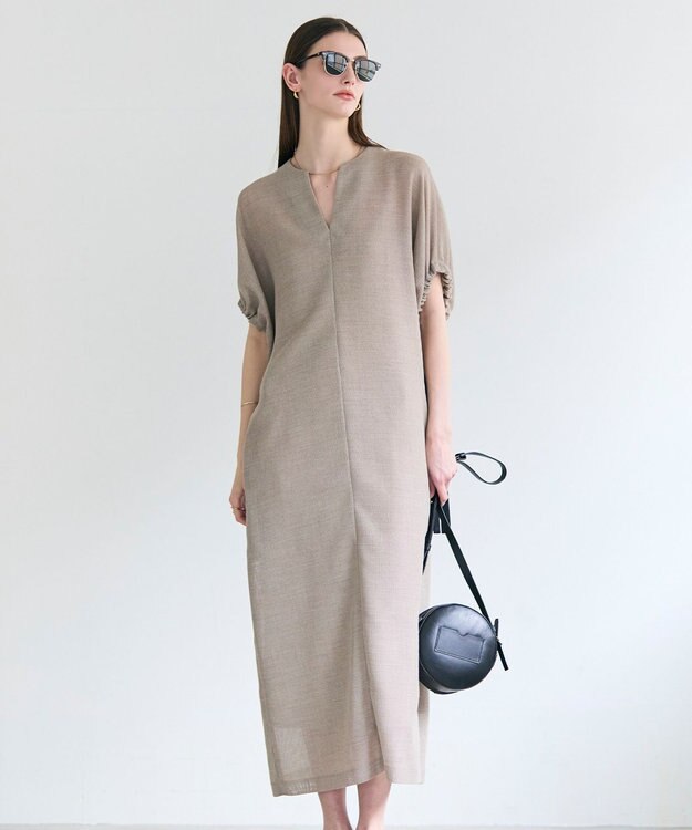 BEIGE， LIATRIS / ドロスト Iラインドレス Flax