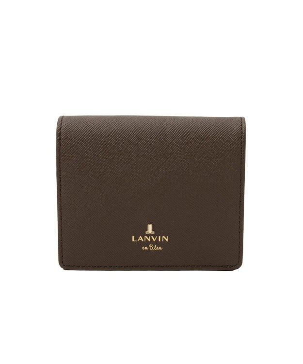 LANVIN en Bleu リュクサンブール 二つ折りコンパクト財布 ノウチャ
