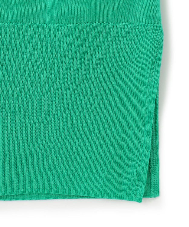 ICB L 【接触冷感・洗える】PINION ショートカーディガン コバルトグリーン系