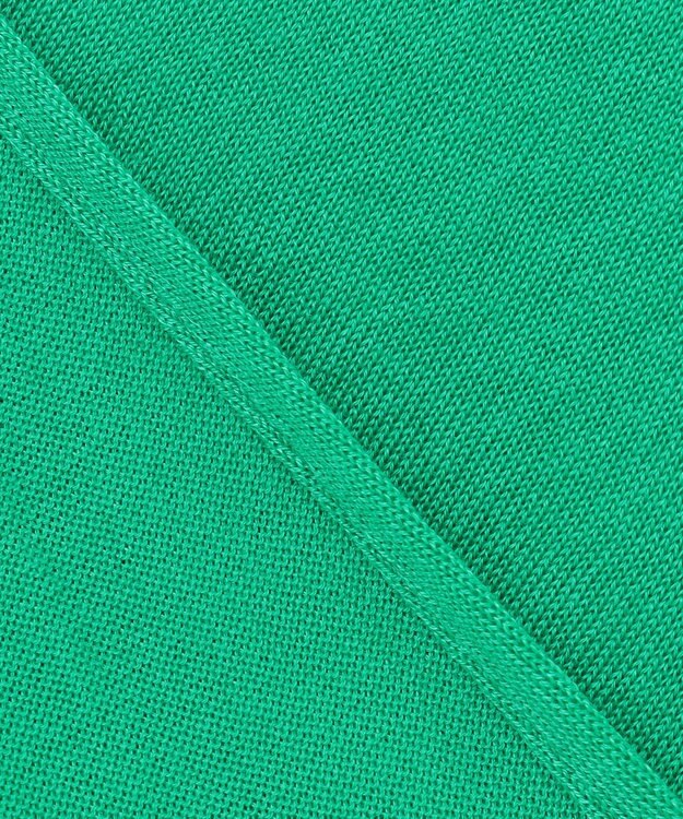 ICB L 【接触冷感・洗える】PINION ショートカーディガン コバルトグリーン系