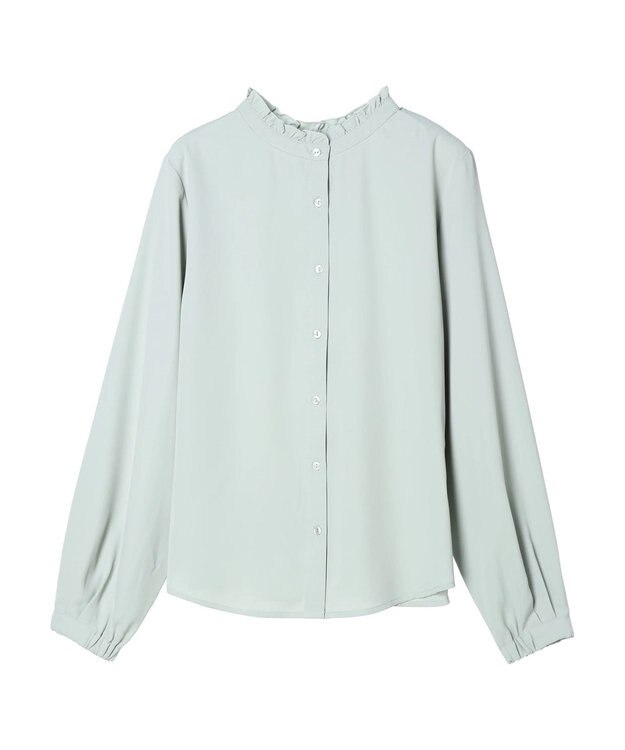 earth music&ecology ２ｗａｙフリルブラウス Mint