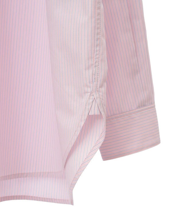 AMERICAN HOLIC イージーケアブロードシャツ Stripe Pink