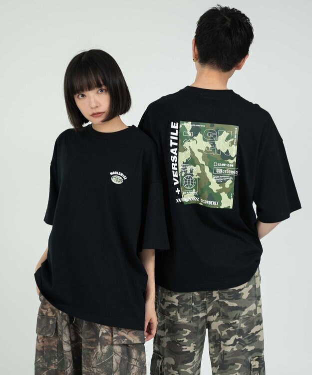 WEGO 【ユニセックス着用ITEM/SMLXLサイズ展開】アソートグラフィックT（SS） 柄15