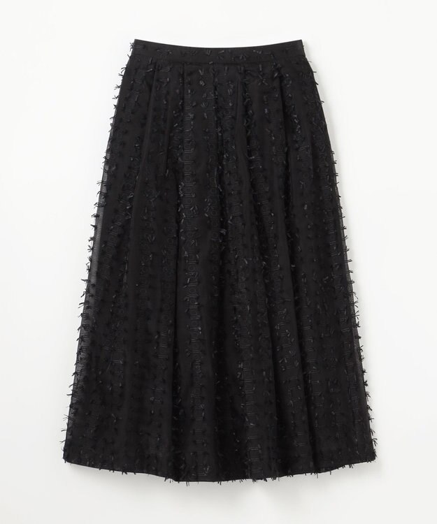 GRACE CONTINENTAL シアージャガード スカート ブラック