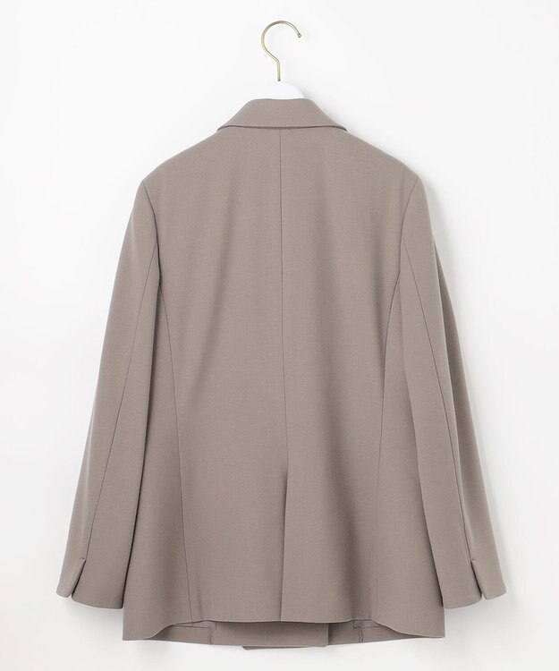 ANY SIS ビューティサーモ2WAYストレッチ テーラードジャケット グレージュ