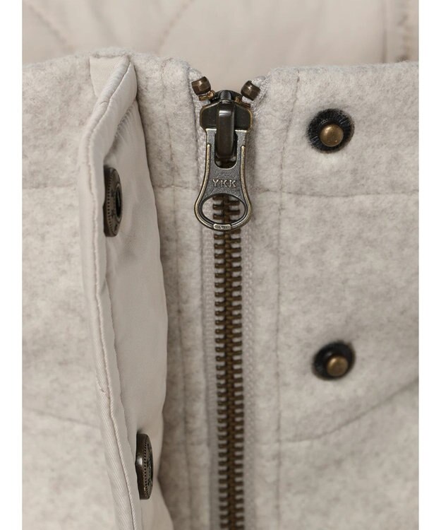 CRAFT STANDARD BOUTIQUE キルティング切替フードコート Beige