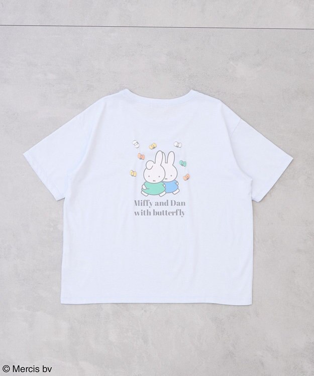 earth music&ecology ｍｉｆｆｙ／ｅａｒｔｈ　ミッフィーフレンズレギュラーＴ Light Blue