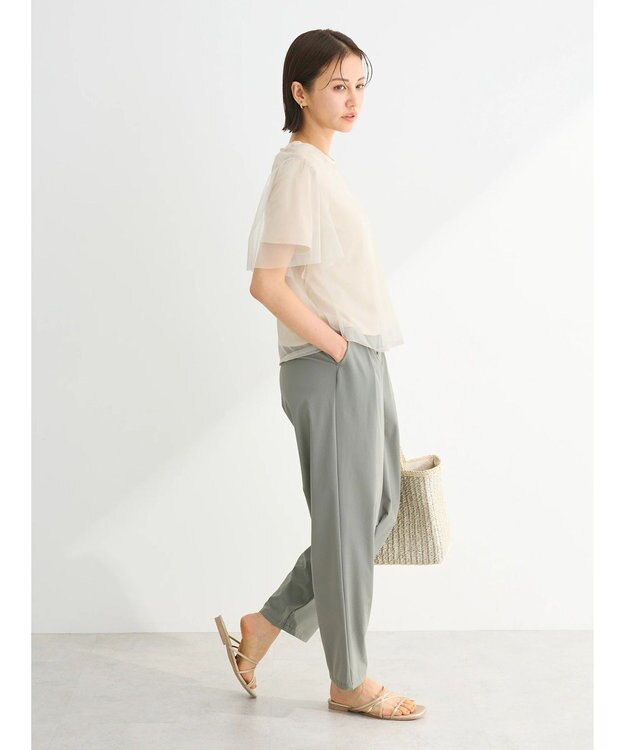 Green Parks ・ＥＬＥＮＣＡＲＥ　ＤＵＥ　ナイロンタックカーブパンツ Khaki