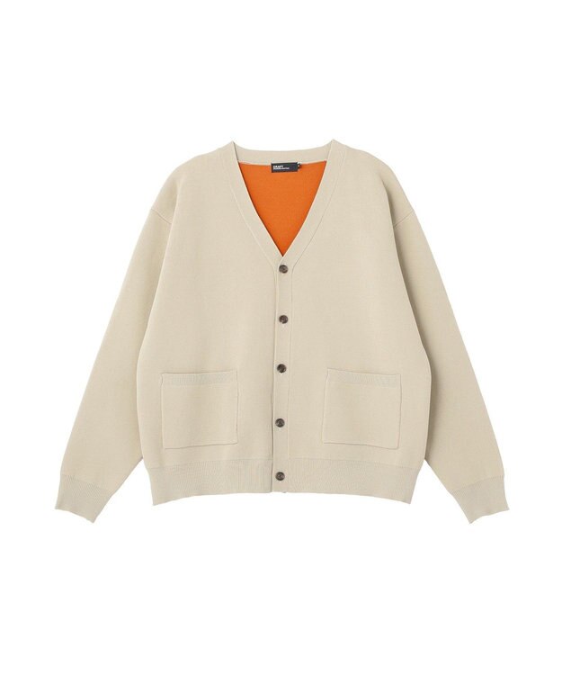 CRAFT STANDARD BOUTIQUE ウォッシャブルVネックカーディガン Beige