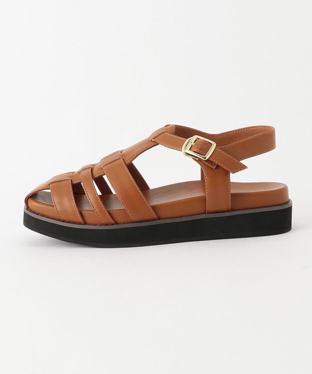 23区 【CLASSY.6月号掲載】グルカ サンダル キャメル系