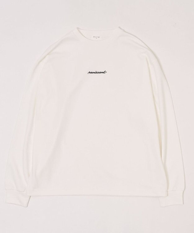 WEGO 【ユニセックス着用/UVカット/軽量/接触冷感//毛玉レス/しわになりにくい/ストレッチ/MLサイズ展開】AIRFUNCTIONシンプルロゴT（しわに ホワイト