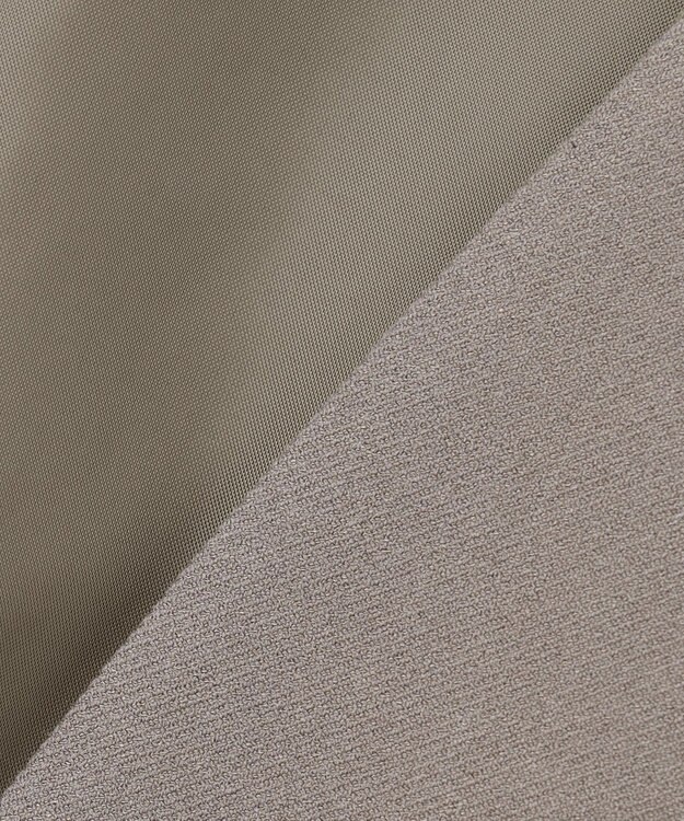 ANY SIS ビューティサーモ2WAYストレッチ ノーカラージャケット グレージュ