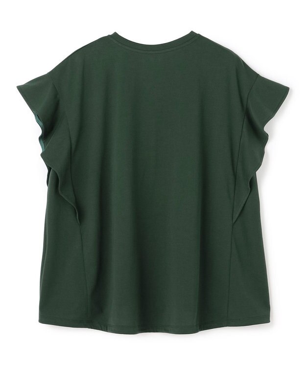 UNFILO プレーティング フレアスリーブ Tシャツ グリーン