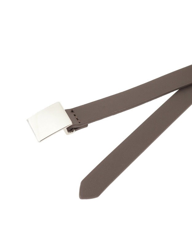 AMERICAN HOLIC スクエアプレートベルト Brown