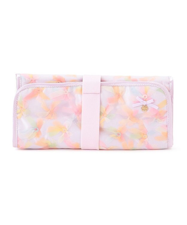 Chacott フラワーオーガンジーロールケース ロイヤルピンク