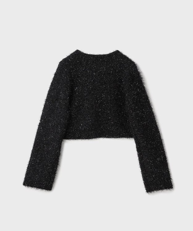 GRACE CONTINENTAL フェザーショートボレロ ブラック