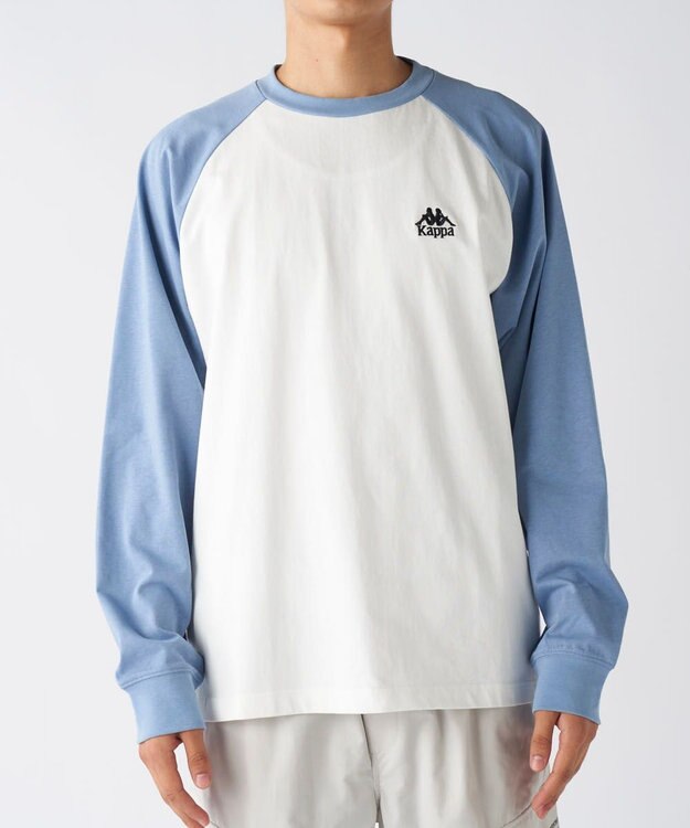 OP／FILA 【Kappa】オーバーサイズ ドロップショルダーロンT ブルー