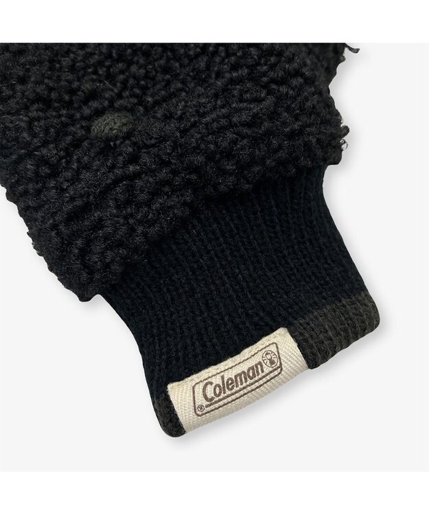 林八百吉商店 Coleman　ボアフードグローブ ブラック