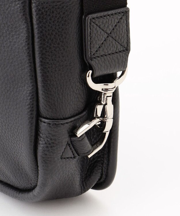 JOSEPH HOMME オールレザーシュリンク　ボディバッグ ブラック系