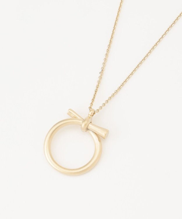 J.PRESS LADIES サークルトップ ワントップ ネックレス ゴールド系