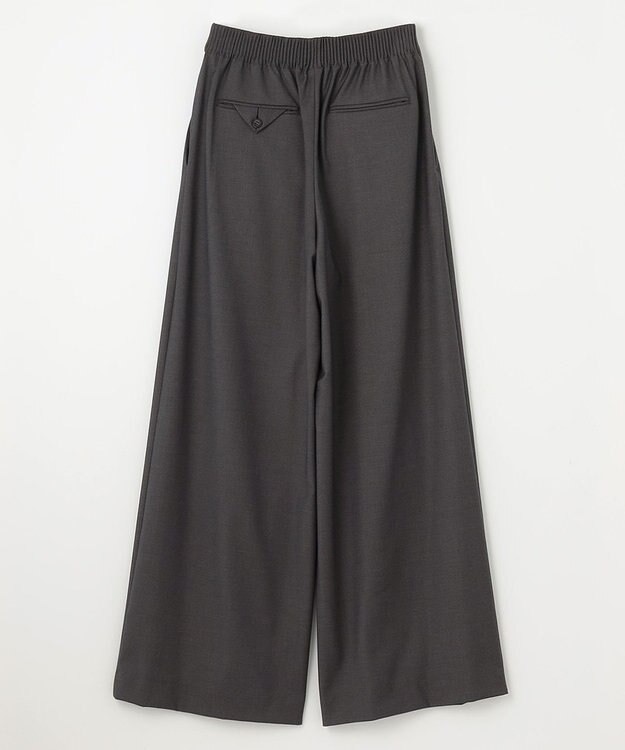 NAVE 【ReNAVE・洗える】4タックワイドパンツ グレー系